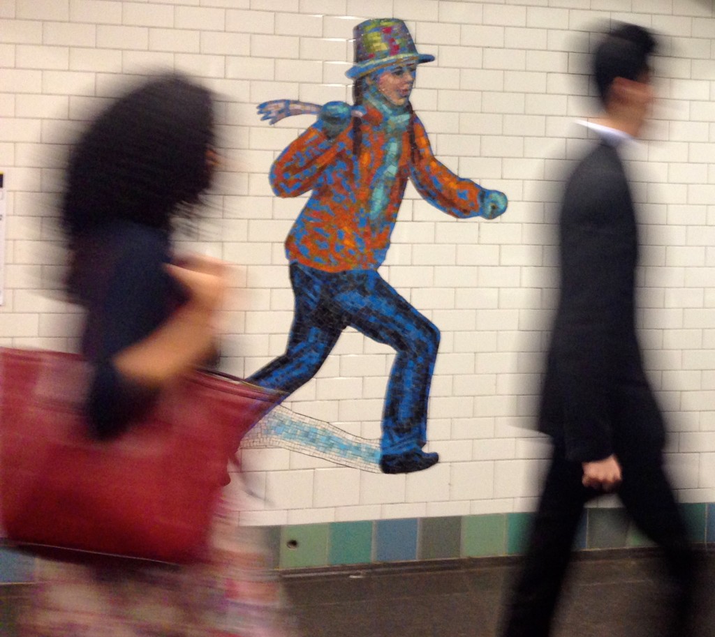 mosaic in the subway